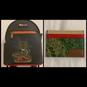 Loungefly dragon ball z shenron backpack & wallet